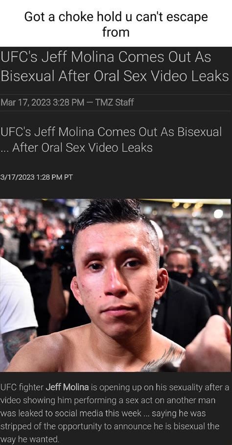 leaked jeff molina video|UFC Fighter Reveals He’s Bisexual After Private。